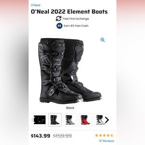 O’Neal Element motorcycle boots